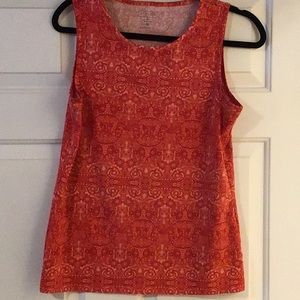 Athleta sport tank top in beautiful coral color size M